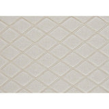 Fabric swatch of Avalon beige textured polyester upholstery