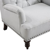 Detail of nailhead trim on Holland Park Accent Chair