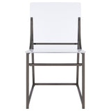 Alternate angle of Jillian round dining table