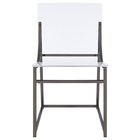Alternate angle of Jillian round dining table