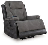 Reclining position of Ashley 4Z-Peaceful Pause power lift recliner