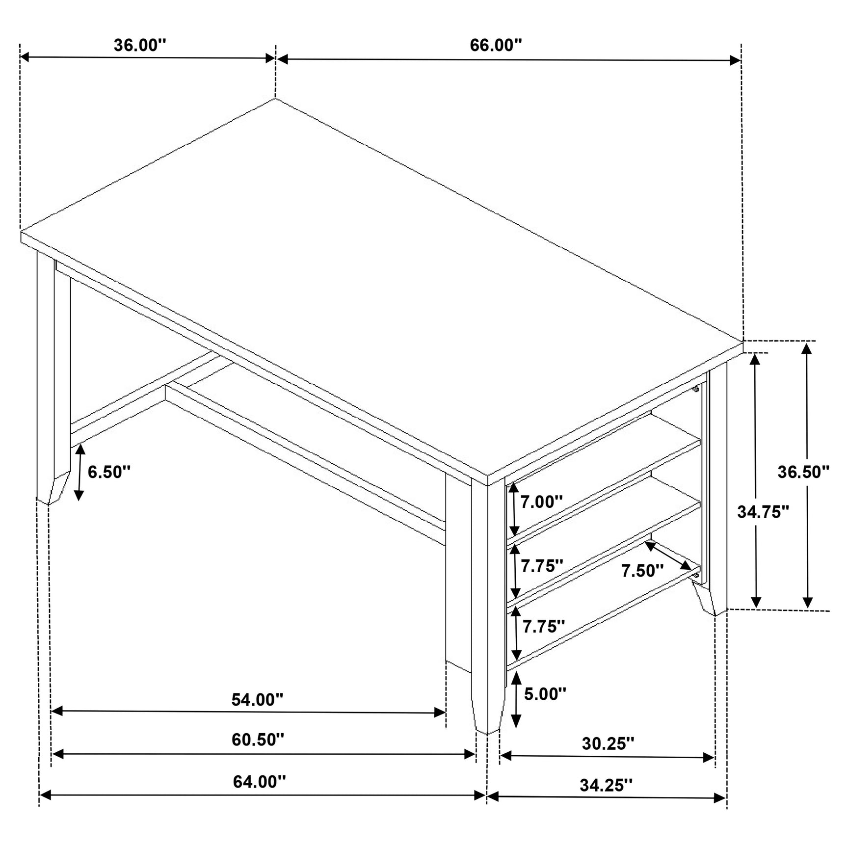 Main perspective of Elliston dining set