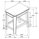 Side view showcasing chair and table