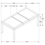 Full room view highlighting Elodie dining set