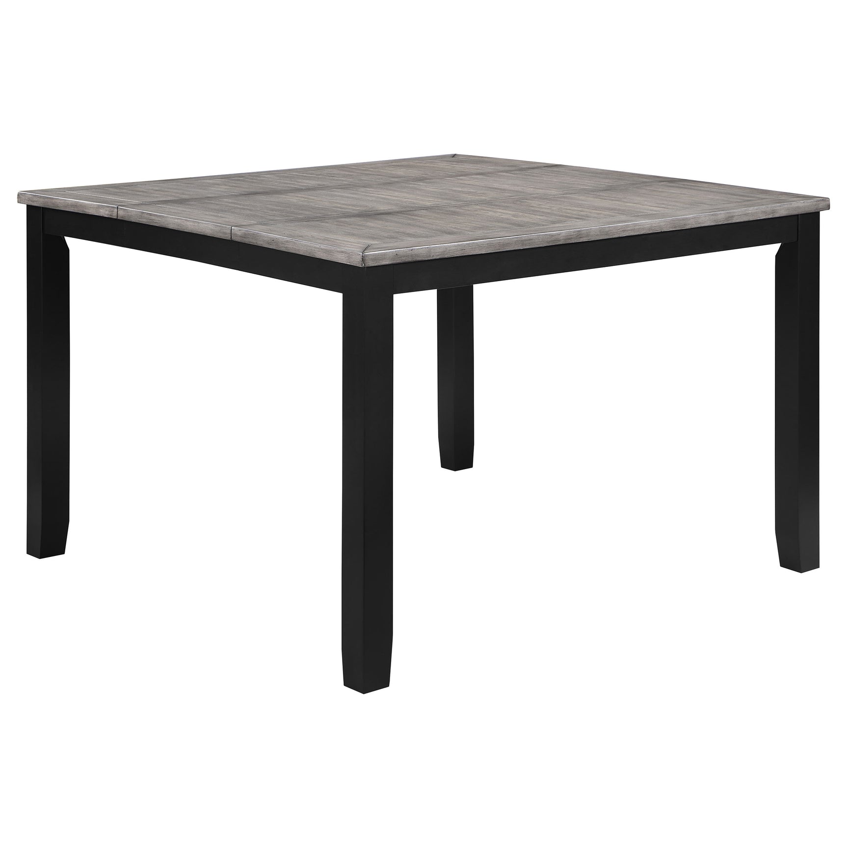 Close-up detail of Elodie dining set black and gray finish