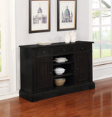 Dining table set in formal room setting