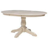 Orrison Dining Table leg detail and wood finish