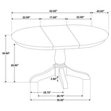Orrison Dining Table assembly hardware components