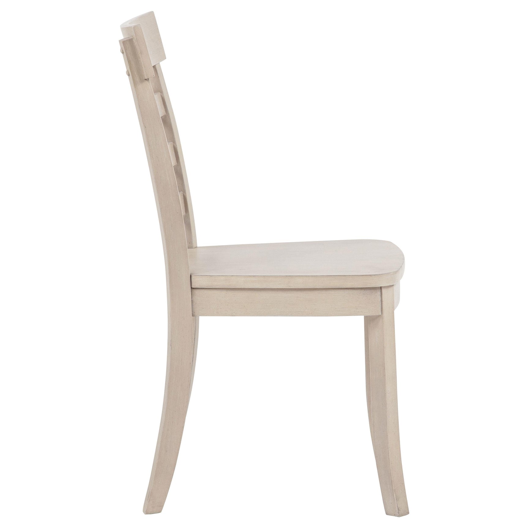 Orrison ladder back dining side chairs set of two in light wood finish