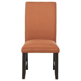 Berning Side Chair close-up of upholstery and foam cushioning
