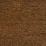 Side angle of Paxton round dining table