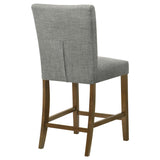 Paxton chair leg detail showing wood finish