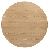 Side profile of Andrews dining table with tapered legs
