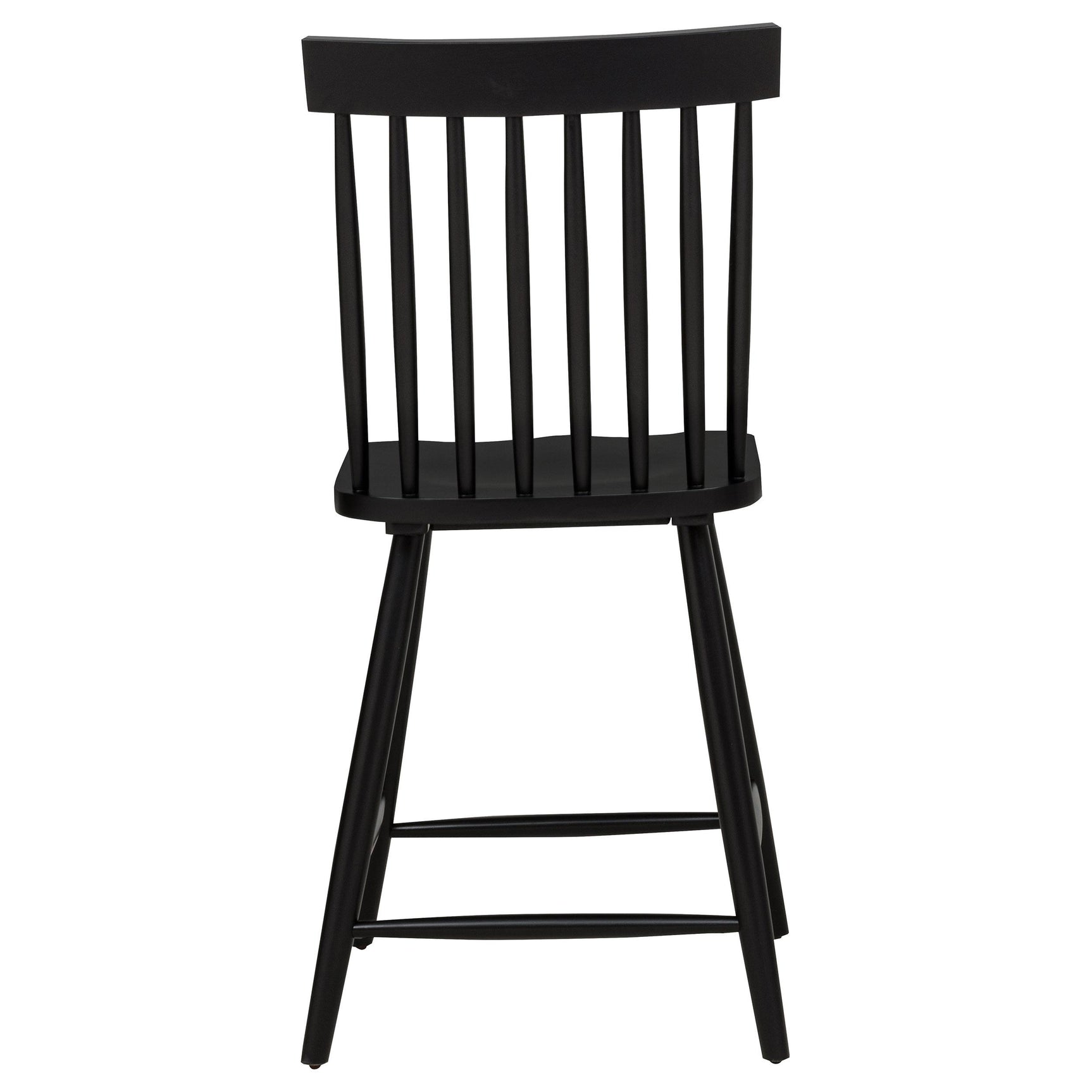 Front view highlighting chair’s silhouette