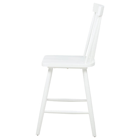 Andrews Windsor chair angled view with back