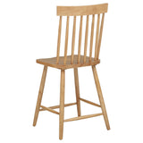 Top view of bucket seat on Andrews Windsor chair