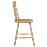 Andrews Windsor chair angled front and side view