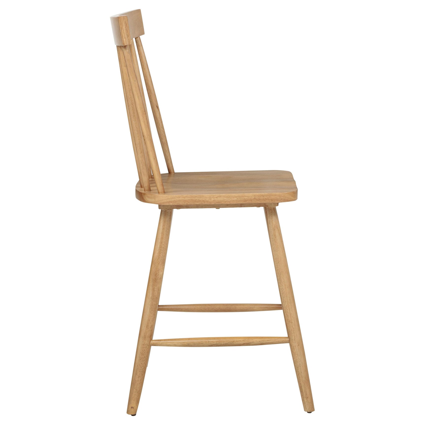 Andrews Windsor chair angled front and side view