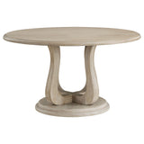 Trofello Whitewash Round Dining Room Set main view