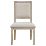 Trofello Whitewash Round Dining Room Set main view