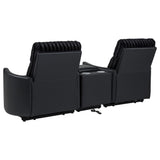 Madden 3-piece Corduroy Upholstered Manual Theater Seating Black — product image 6
