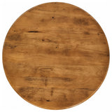 Dale 2-Piece Round Mango Wood Coffee and End Table Set Honey Mango — product image 7