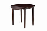 Top view of G130005 round dining table with chairs