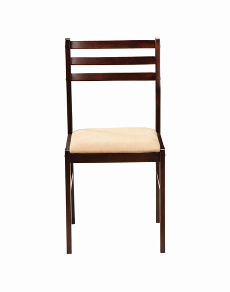 Static main view of G130005 dining set with cappuccino finish