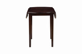 Dining setup with G130005 circular table and two chairs
