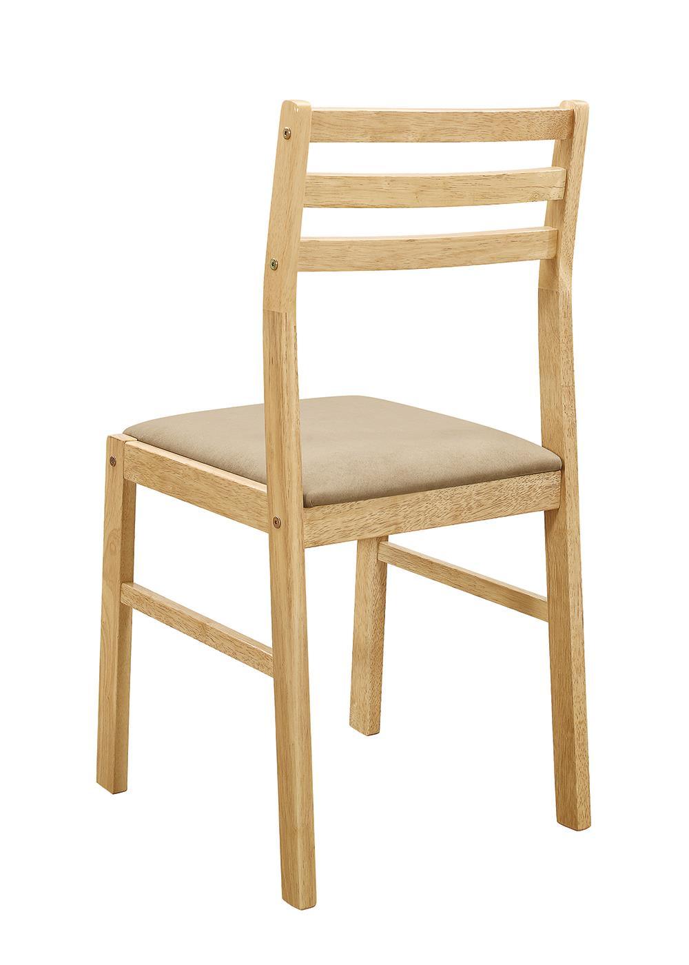 Detailed view of chair stitching and fabric