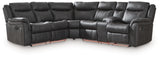 Sultan Meadow sectional showing red LED illumination