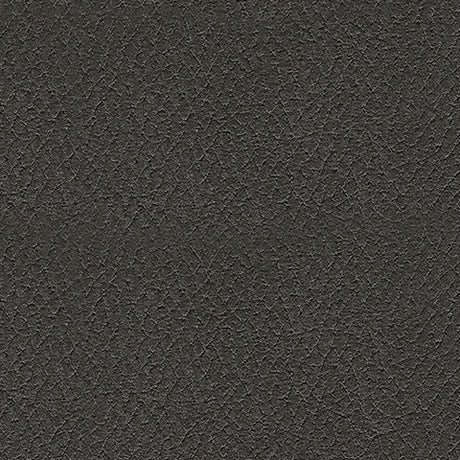 Swatch showing carbon color faux leather upholstery