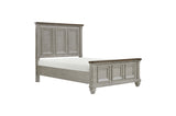 main view of Renton Gray king panel bedroom set