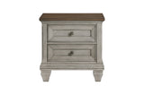 main view of Renton Gray queen panel bedroom set