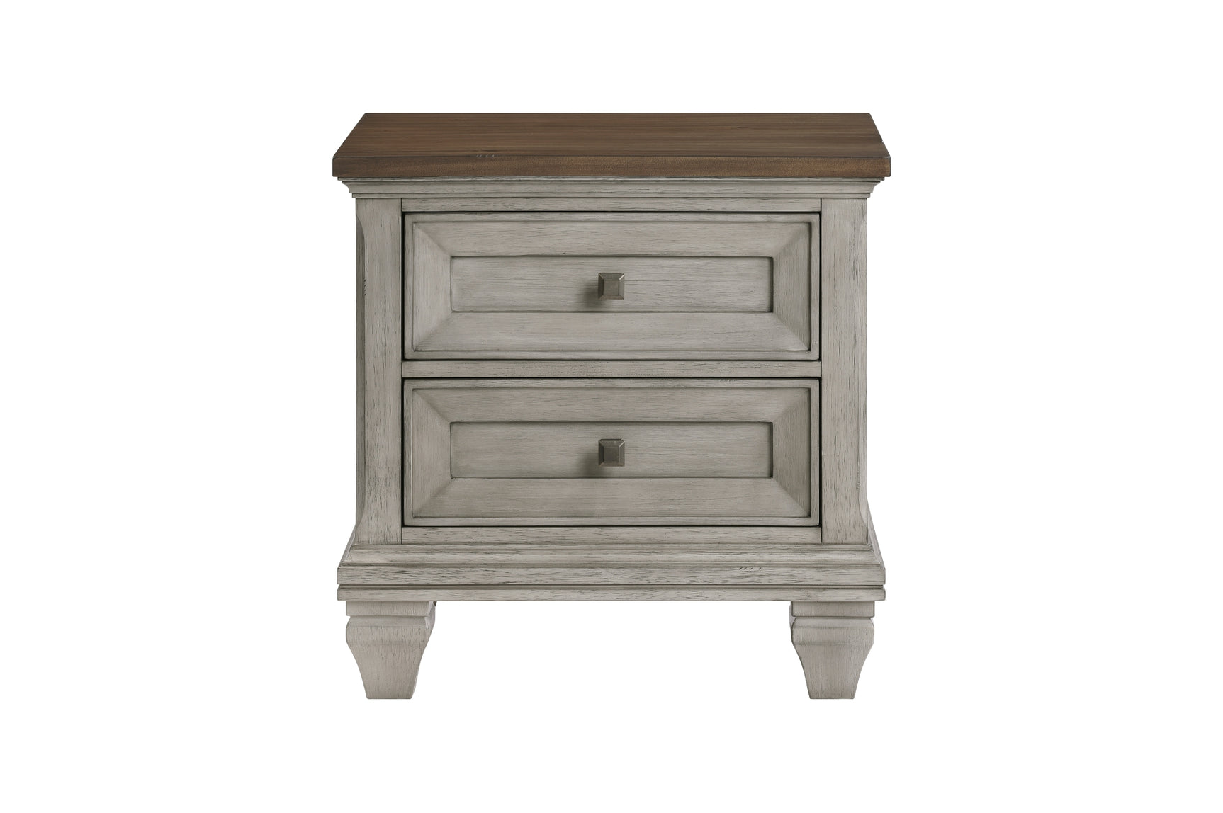 main view of Renton Gray queen panel bedroom set