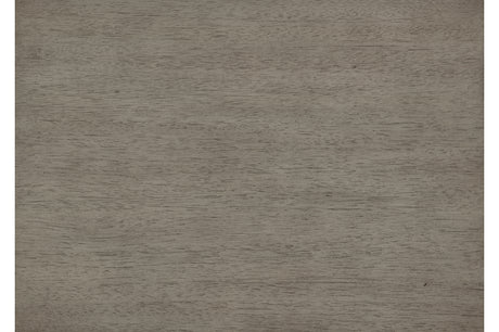 Renton Gray Panel Bedroom Set with bed and dresser in gray finish