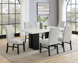 Close detail of Parkside dining table finish and edges