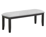 Vance Dove Gray Bench in the dining room
