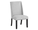 Side chair detail from Vance Dove Gray Dining Set