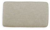 Close-up of ottoman texture and fabric