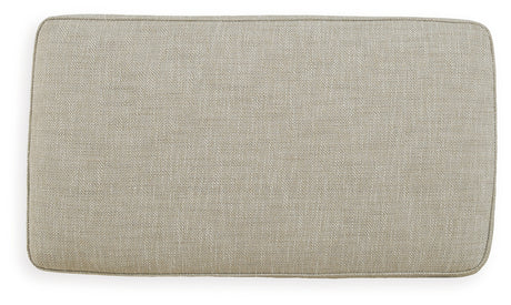 Close-up of ottoman texture and fabric
