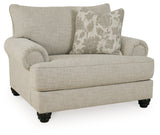 Asanti Fog ottoman top angle
