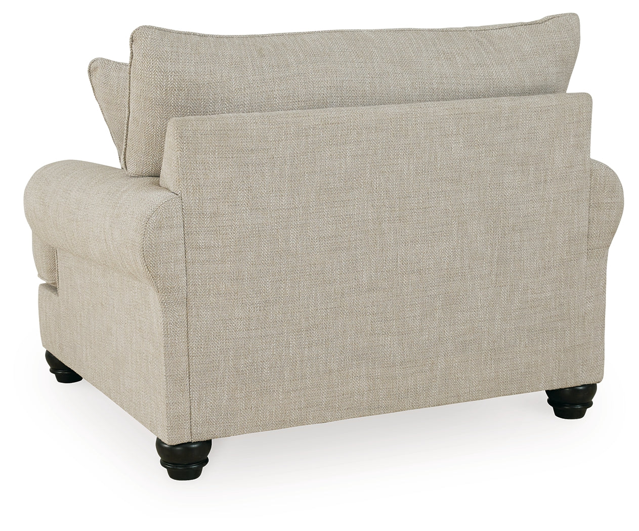 Asanti Fog loveseat seat detail