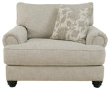Asanti Oversized Chair close-up of cushion and fabric texture