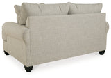 Asanti Fog loveseat back detail
