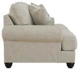 Asanti Fog Chenille Loveseat rear view