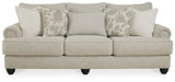 detail view of Asanti Fog Sofa and Loveseat upholstery and design