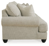 side profile of Asanti Fog Sofa and Loveseat furniture set