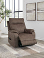 Kiha Espresso Power Lift Recliner front view