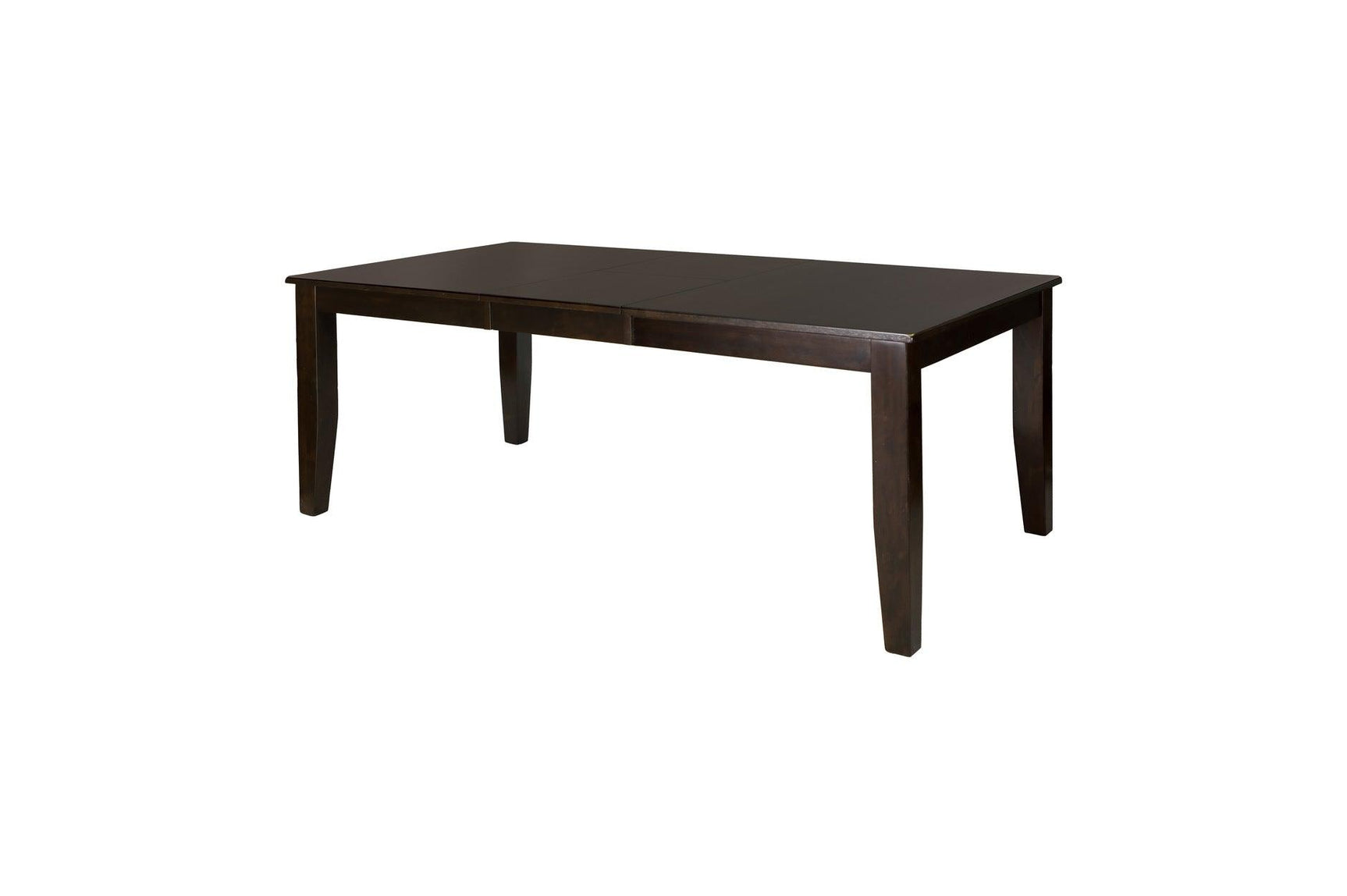 Crown Point Brown Modern Contemporary Faux Leather Seat Rectangular Dining Room Set - Ella Furniture